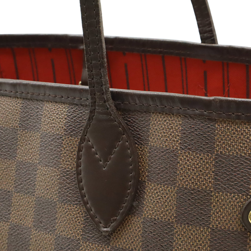 Louis Vuitton Brown Damier Canvas White Damier Canvas Shoulder Bag Tote Bag