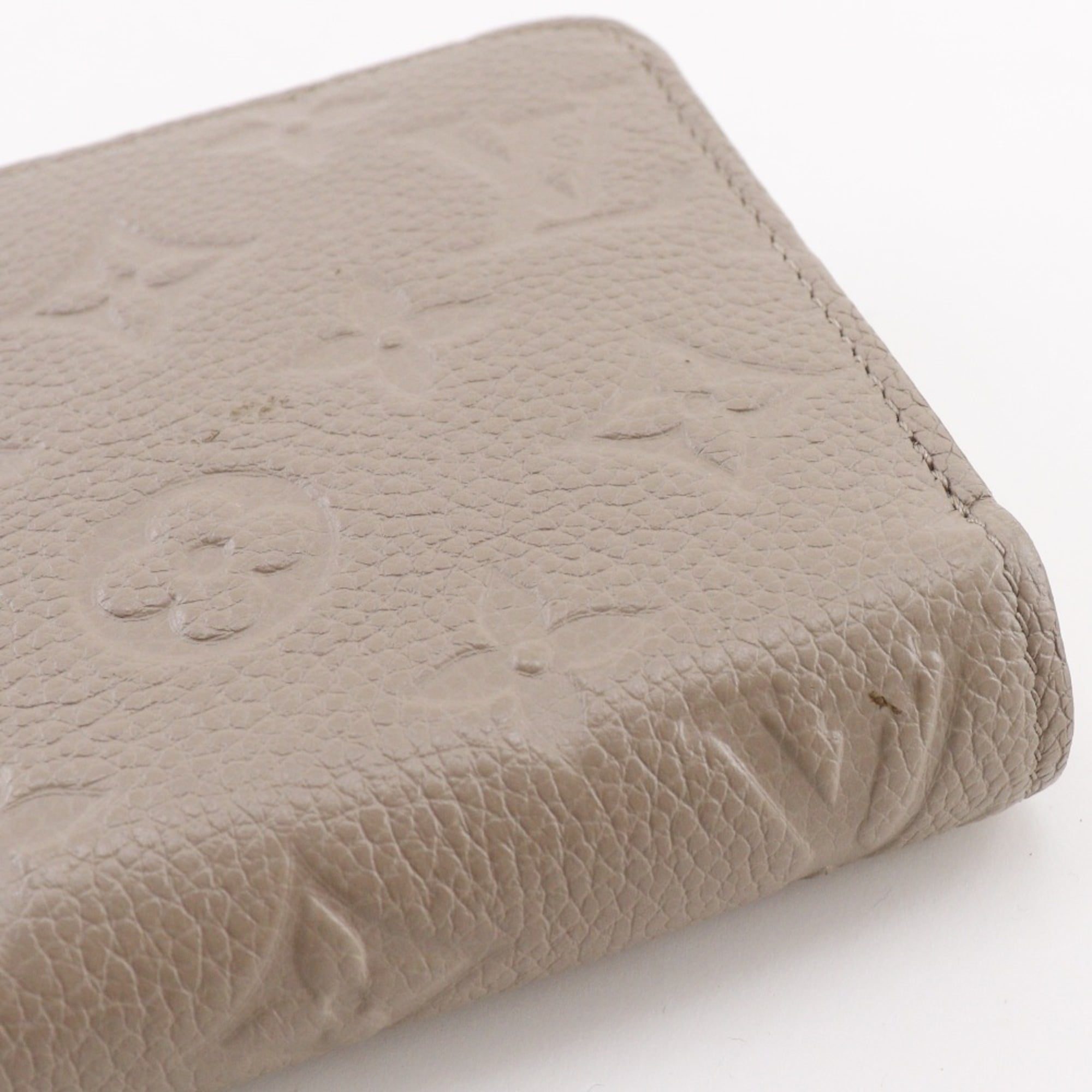 Louis Vuitton Monogram Empreinte Gray Monogram Empreinte Long Wallet