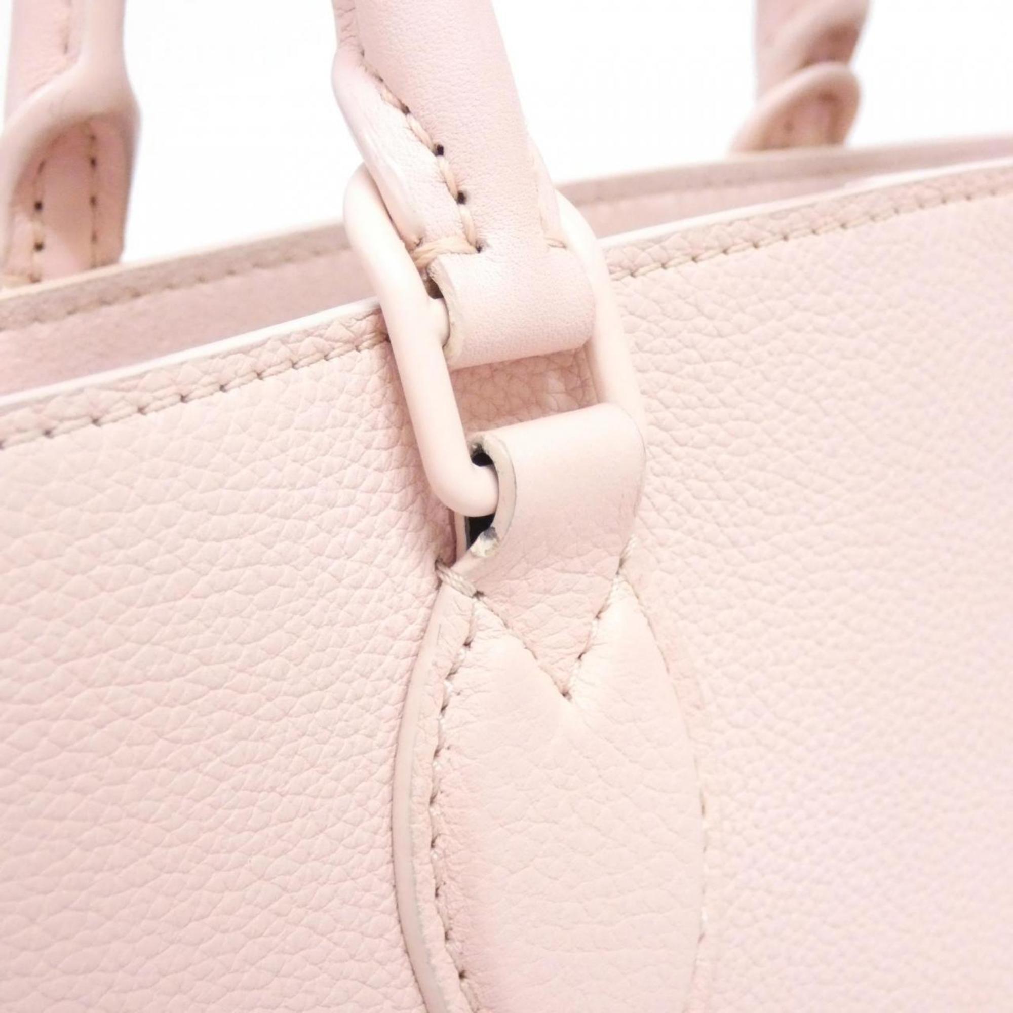 Louis Vuitton Pink Rose Leather Handbag
