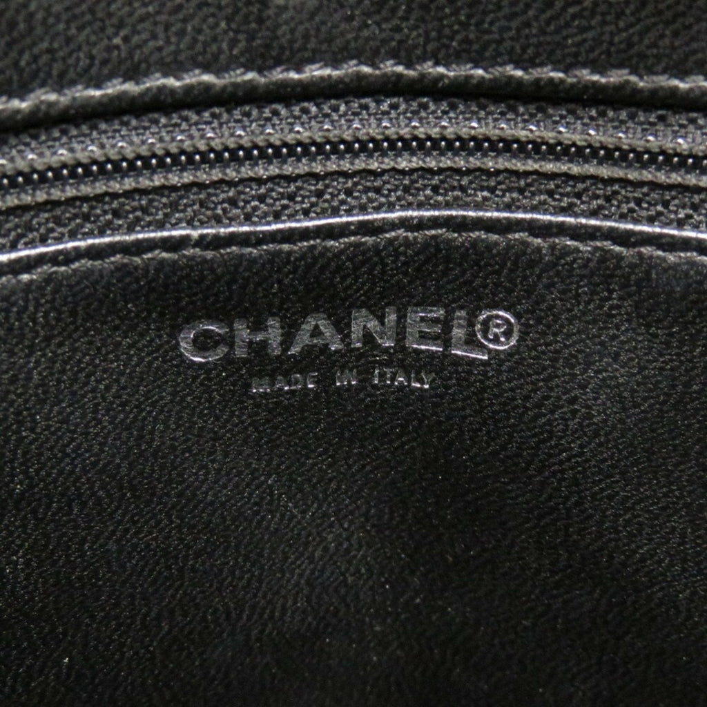 Chanel Black Grained Calfskin Tote Bag