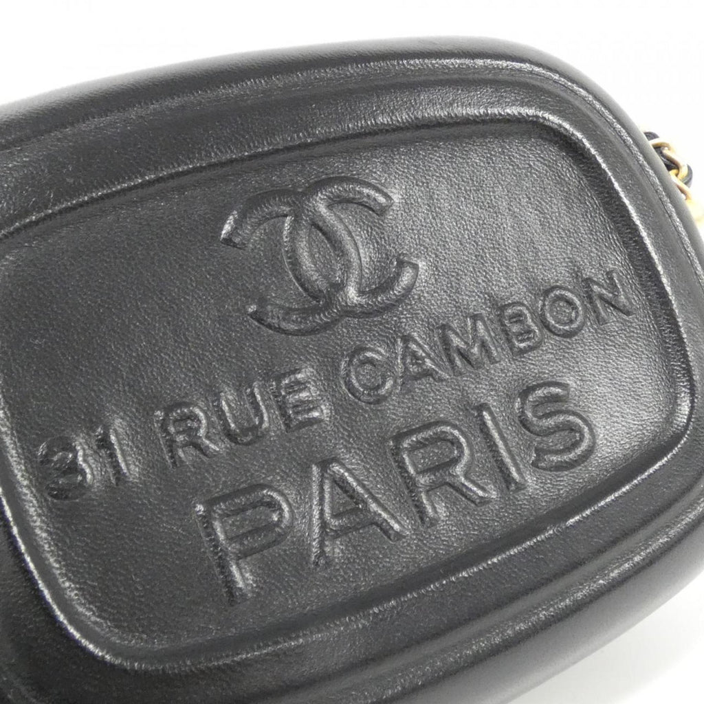 Chanel Black Leather Shoulder Bag