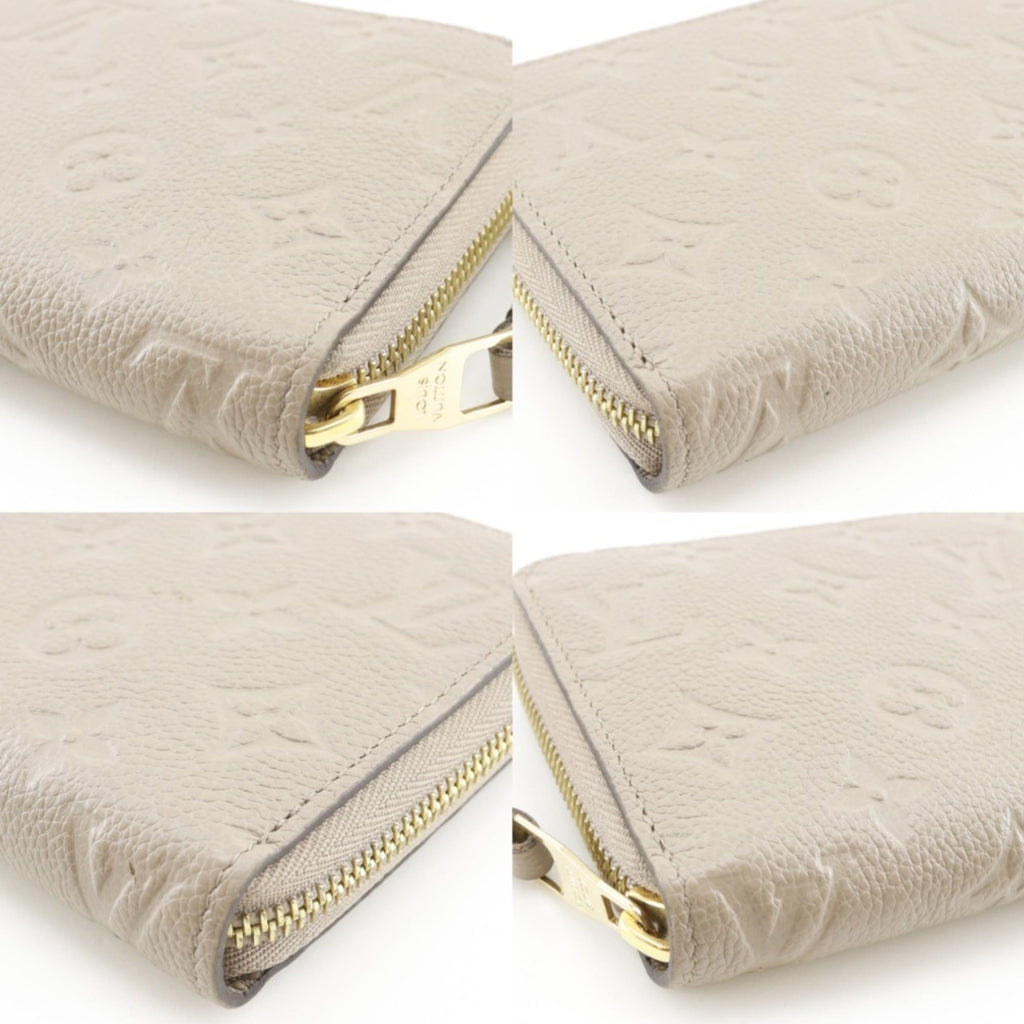 Louis Vuitton Monogram Empreinte Gray Monogram Empreinte Long Wallet