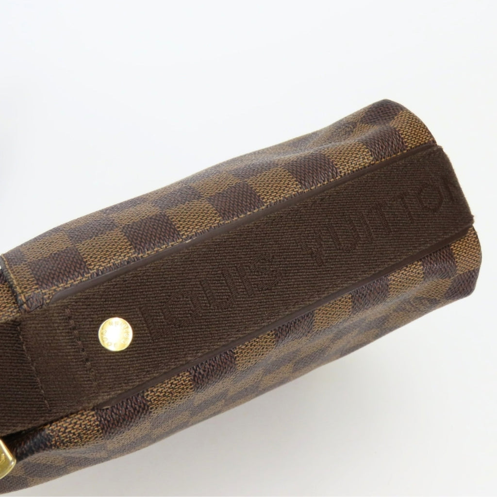 Louis Vuitton Damier Brown Damier Canvas Ebene Damier Canvas Leather Shoulder Bag