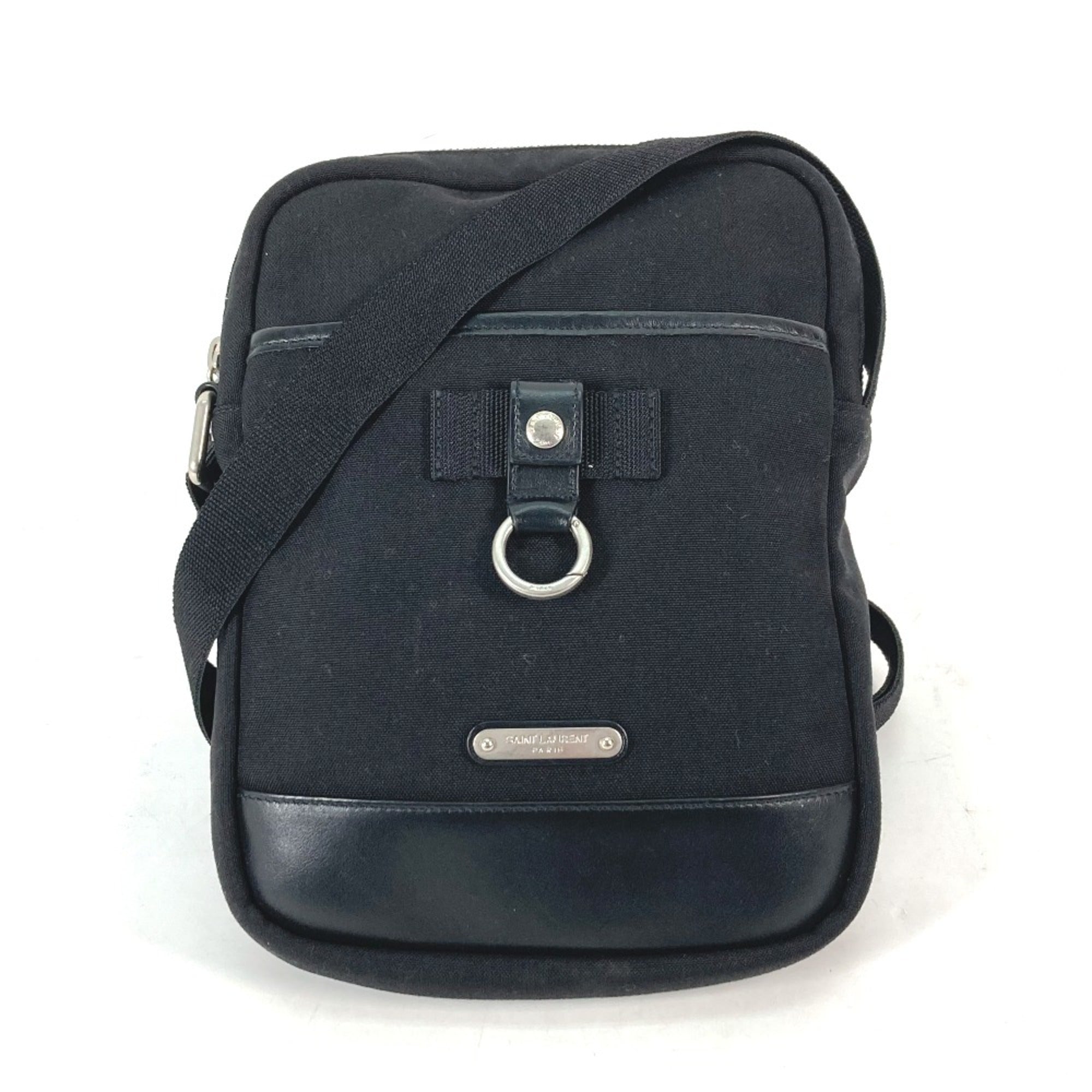 Saint Laurent Black Leather Shoulder Bag (Pre-Owned)