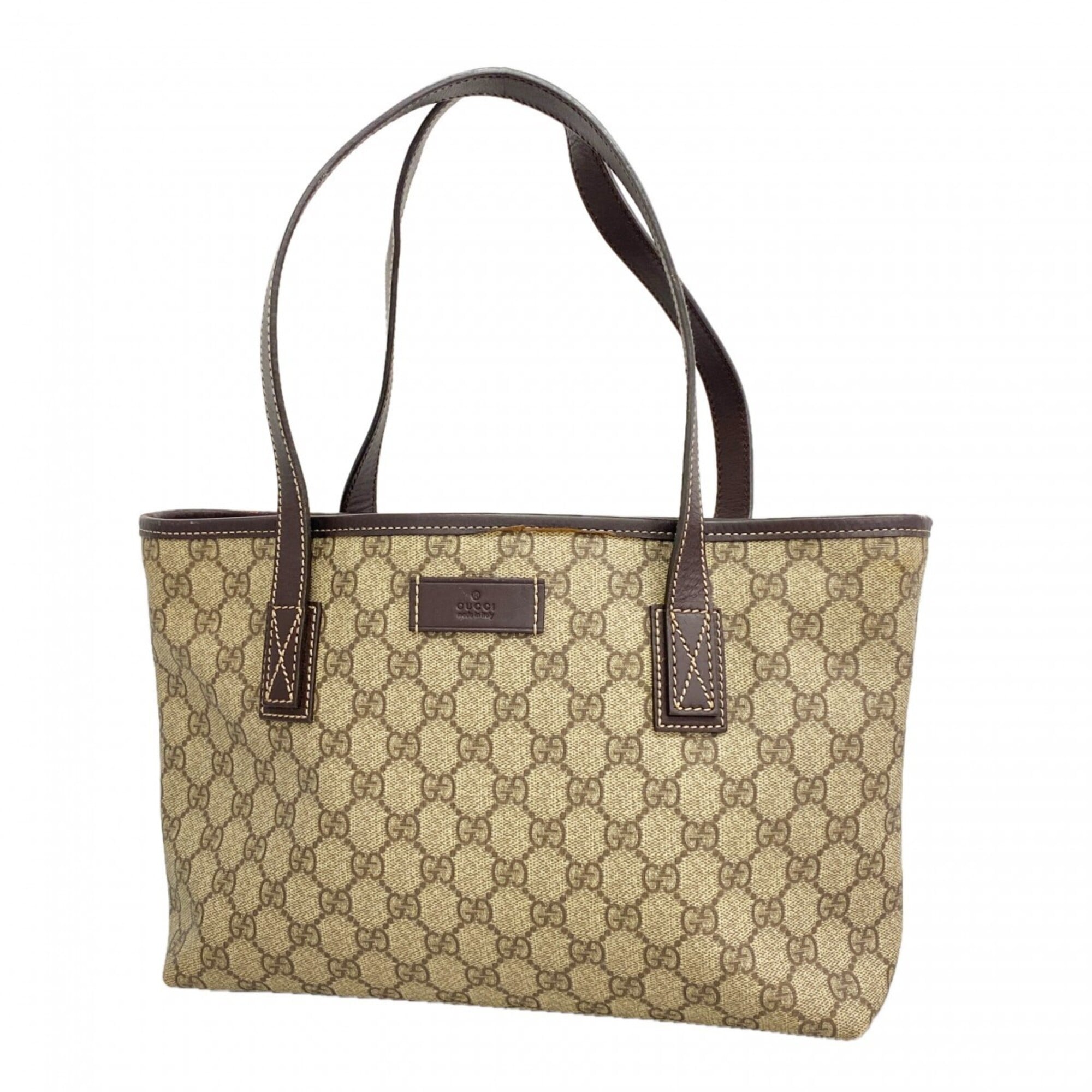 Gucci Brown Pvc Tote Bag (Pre-Owned)