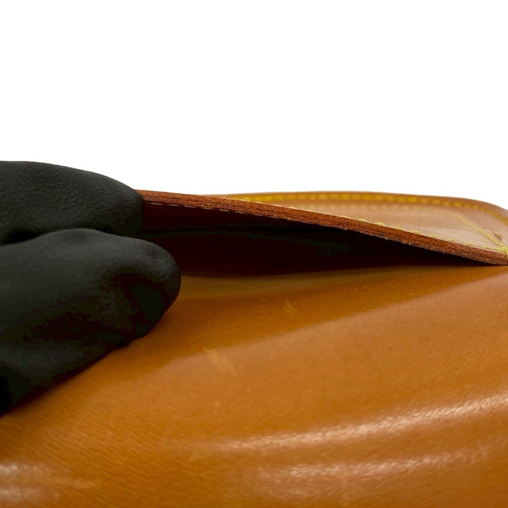 Louis Vuitton Brown Leather Pochette Shoulder Bag