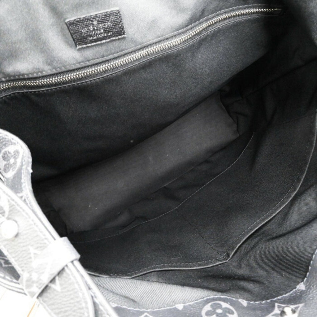 Louis Vuitton Black Noir Taigarama Handbag Shoulder Bag Tote Bag