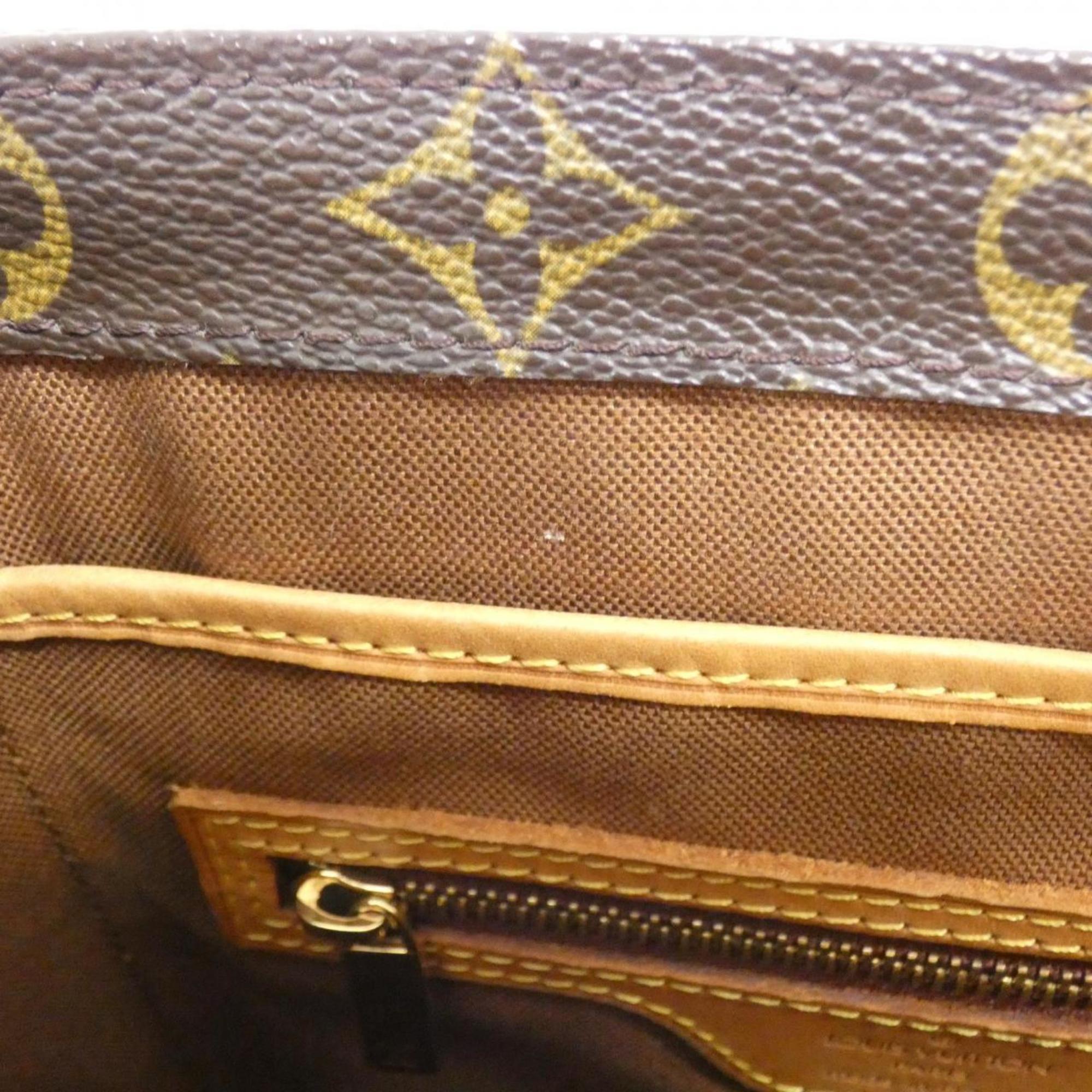 Louis Vuitton Brown Marron Coated Canvas Handbag