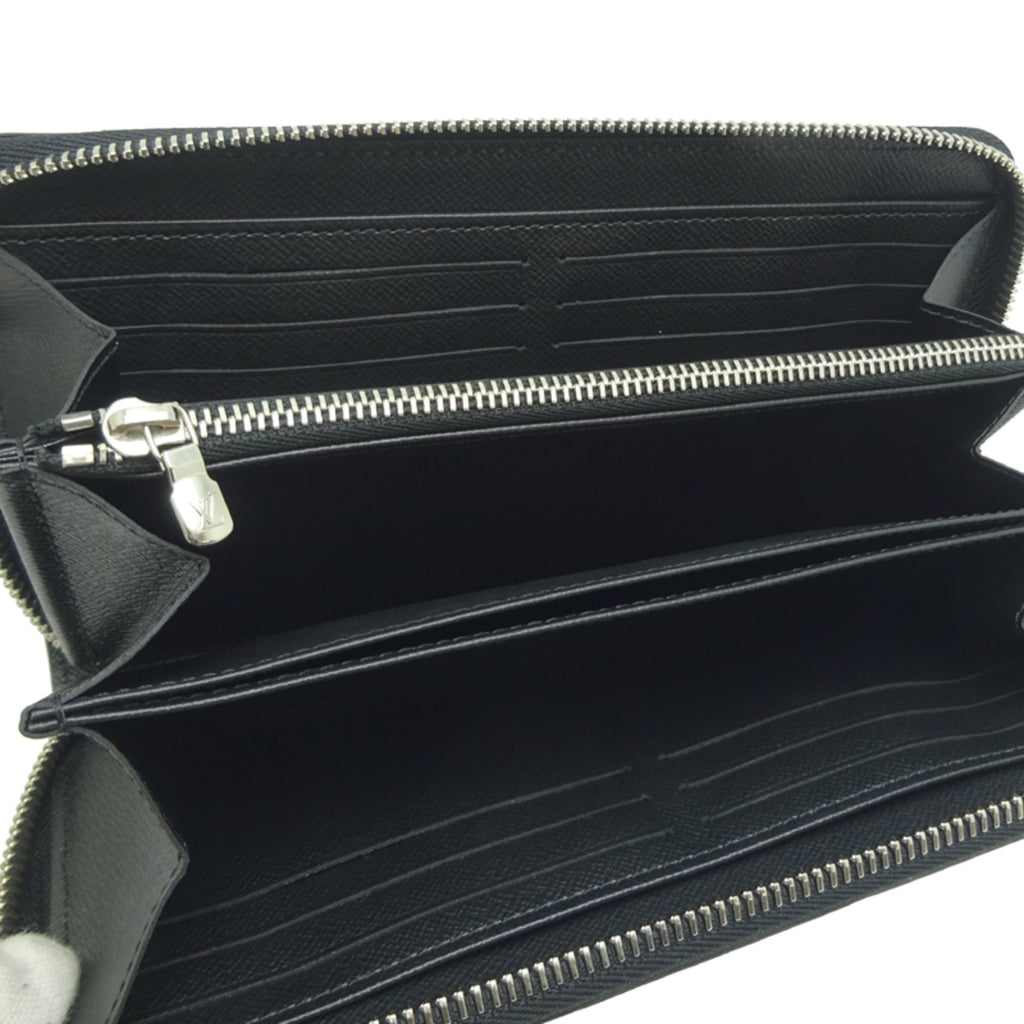 Louis Vuitton Black Noir Epi Leather Long Wallet