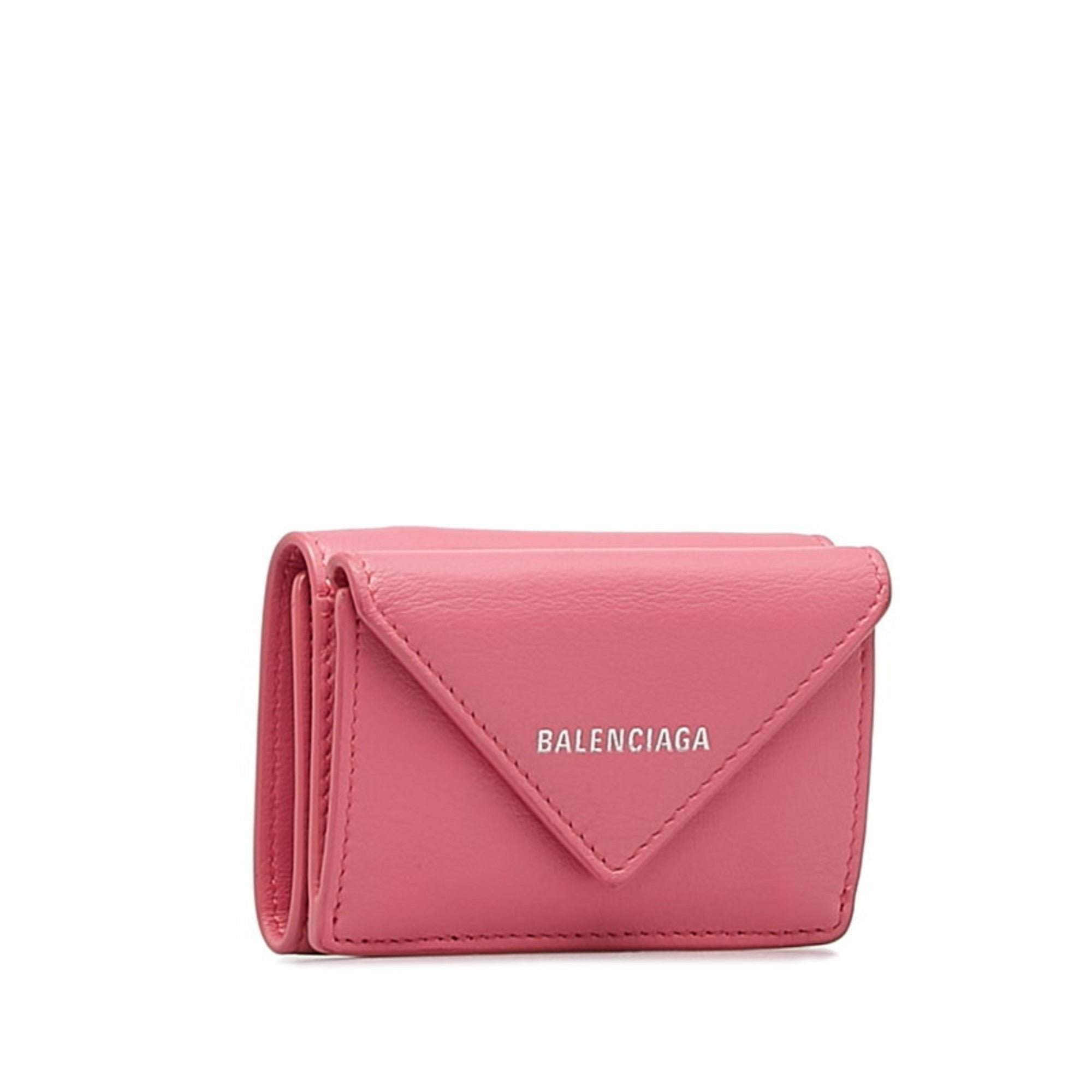 Balenciaga Pink Leather Wallet (Bi-Fold)