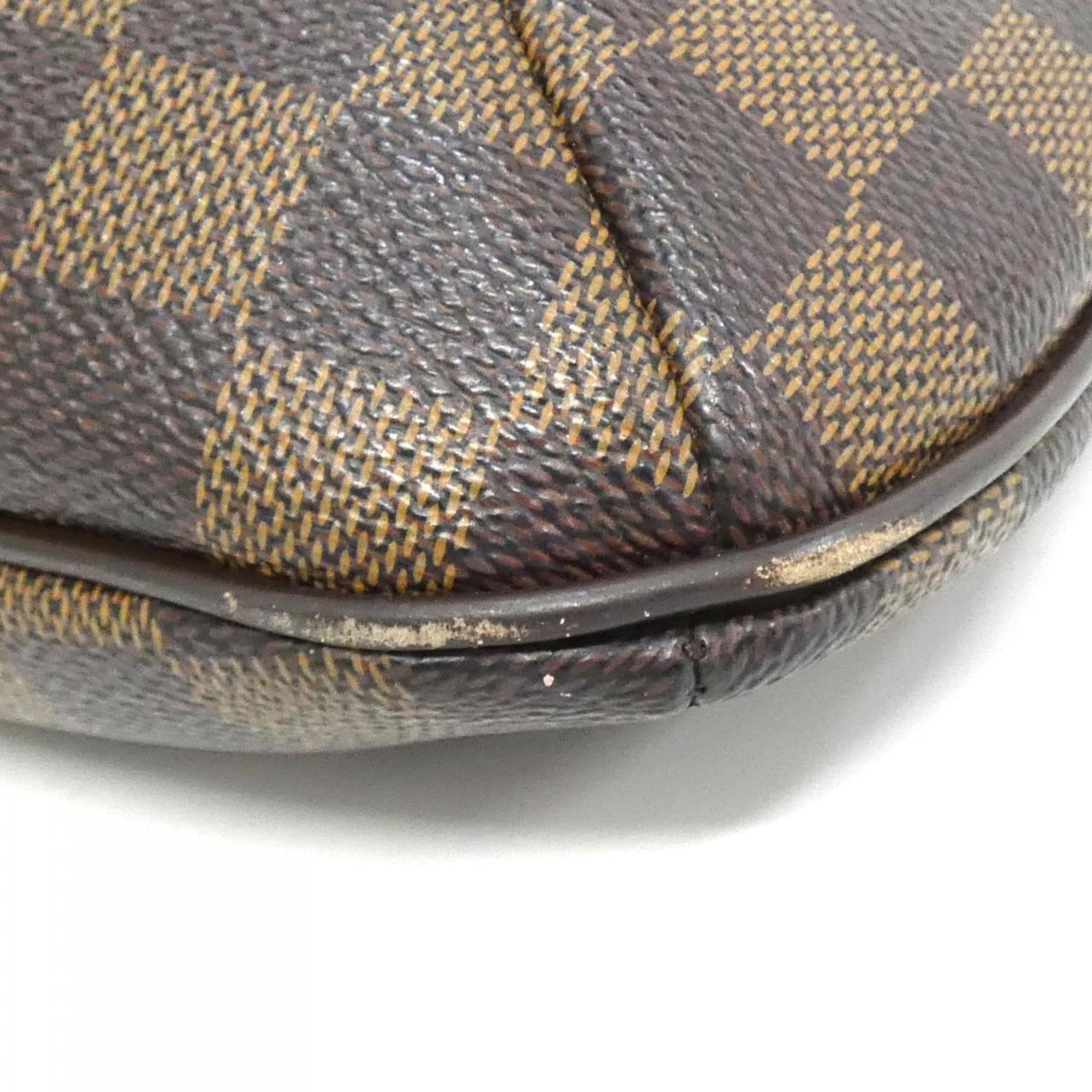 Louis Vuitton Brown Coated Canvas Shoulder Bag