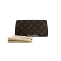 Louis Vuitton Monogram Brown Fuchsia Monogram Long Wallet