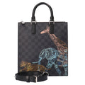 Louis Vuitton Black Gray Damier Graphite Messenger Bag Shoulder Bag