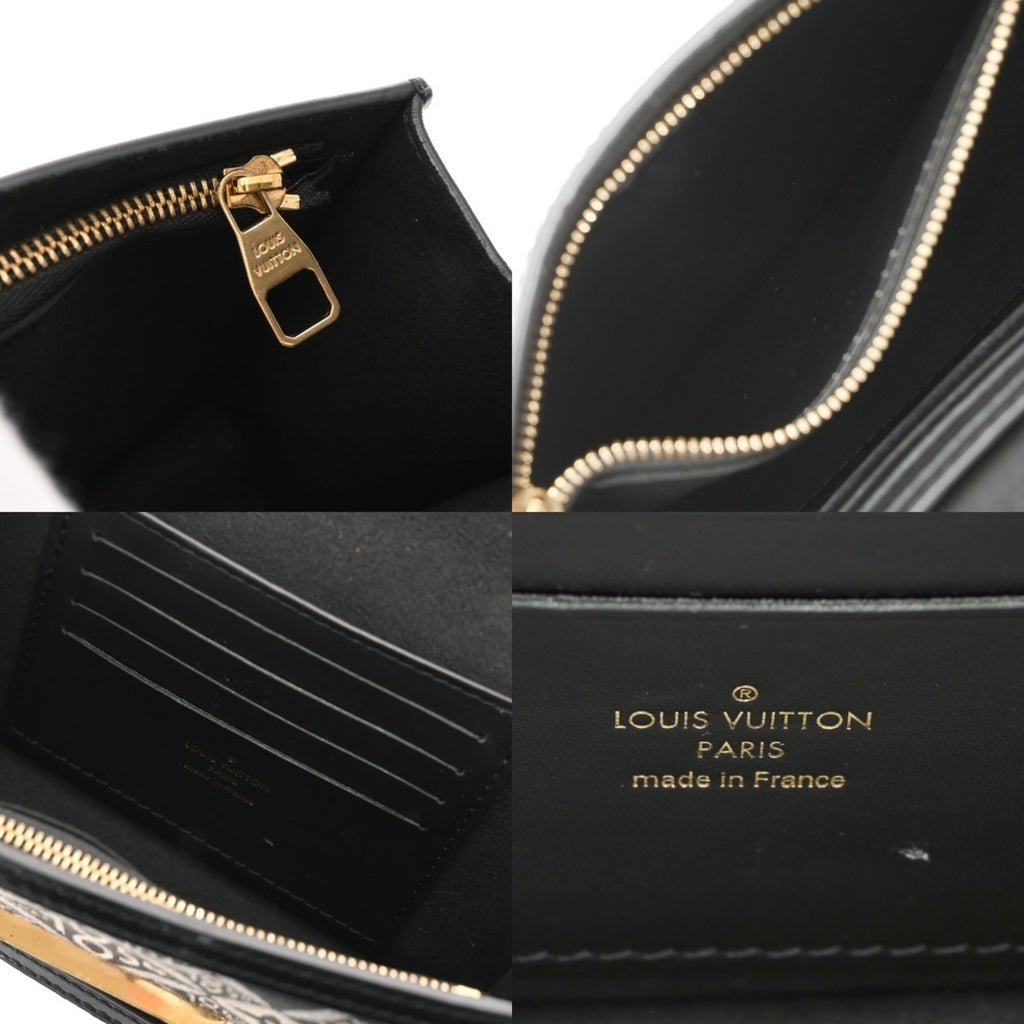 Louis Vuitton Monogram Black Leather Shoulder Bag