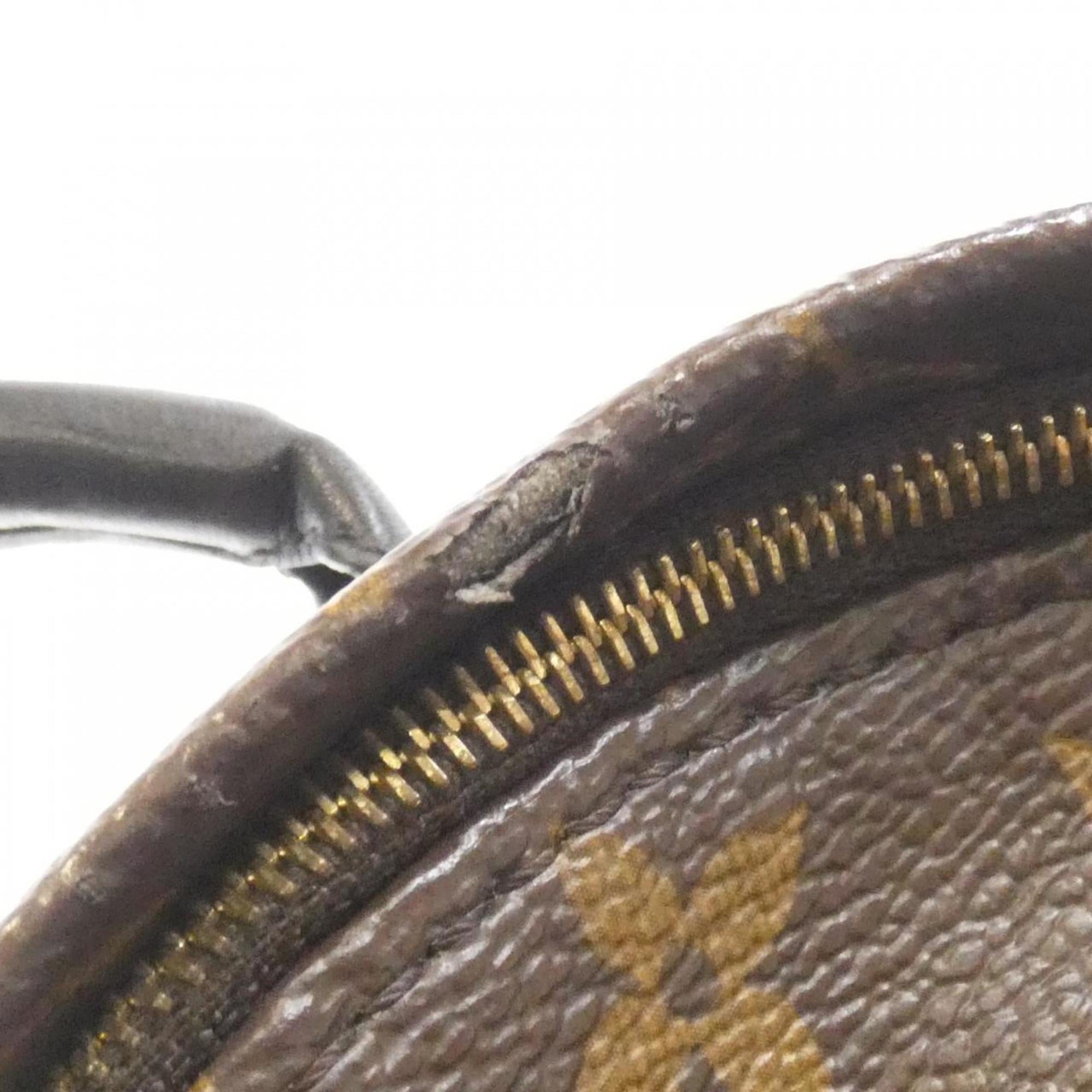 Louis Vuitton Brown Coated Canvas Backpack