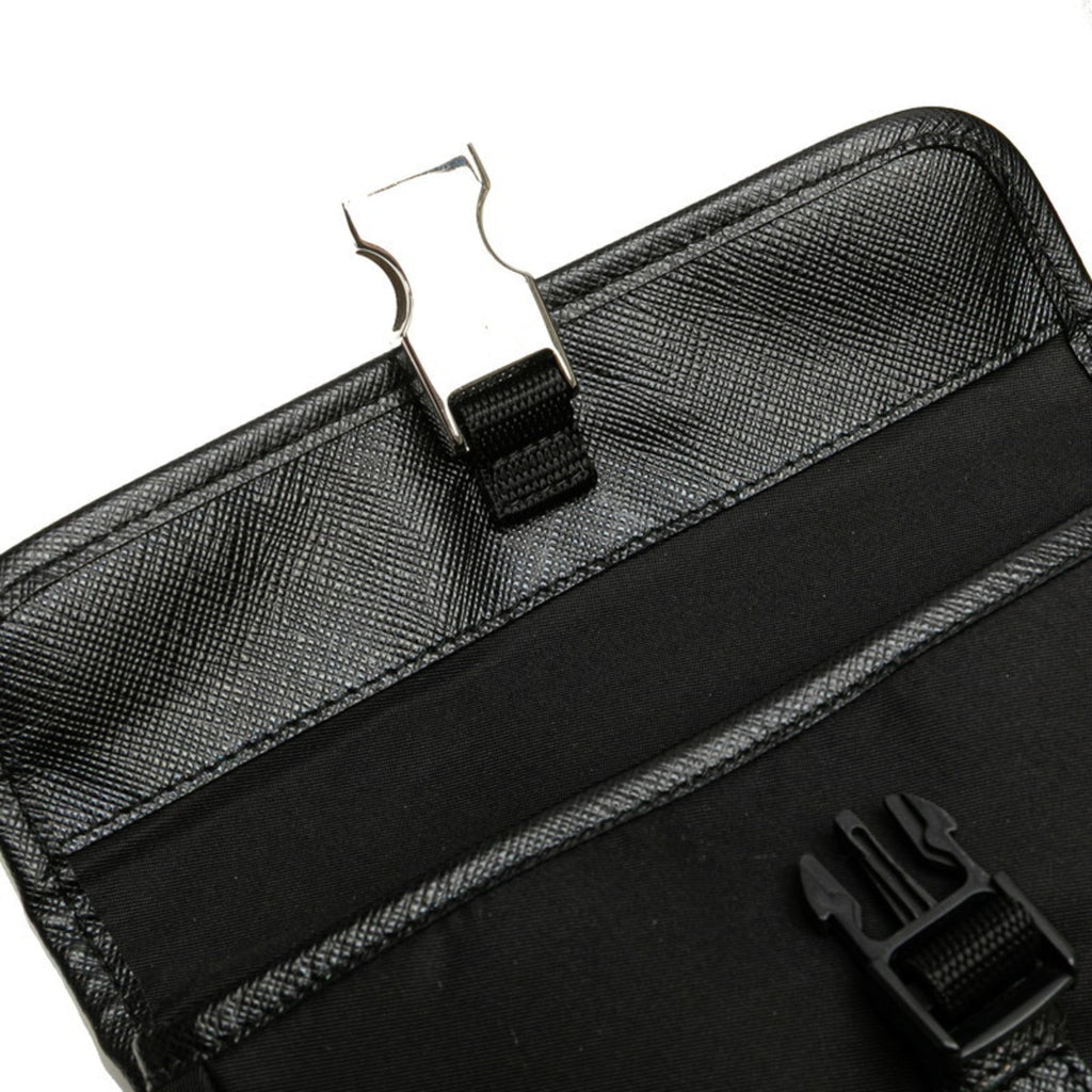 Prada Black Nylon Leather Fanny Pack