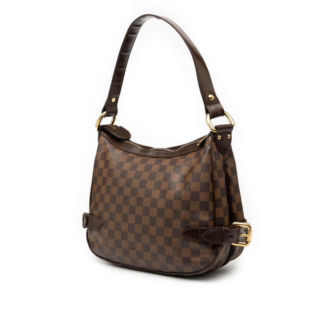 Louis Vuitton Brown Pvc Leather Handbag Shoulder Bag