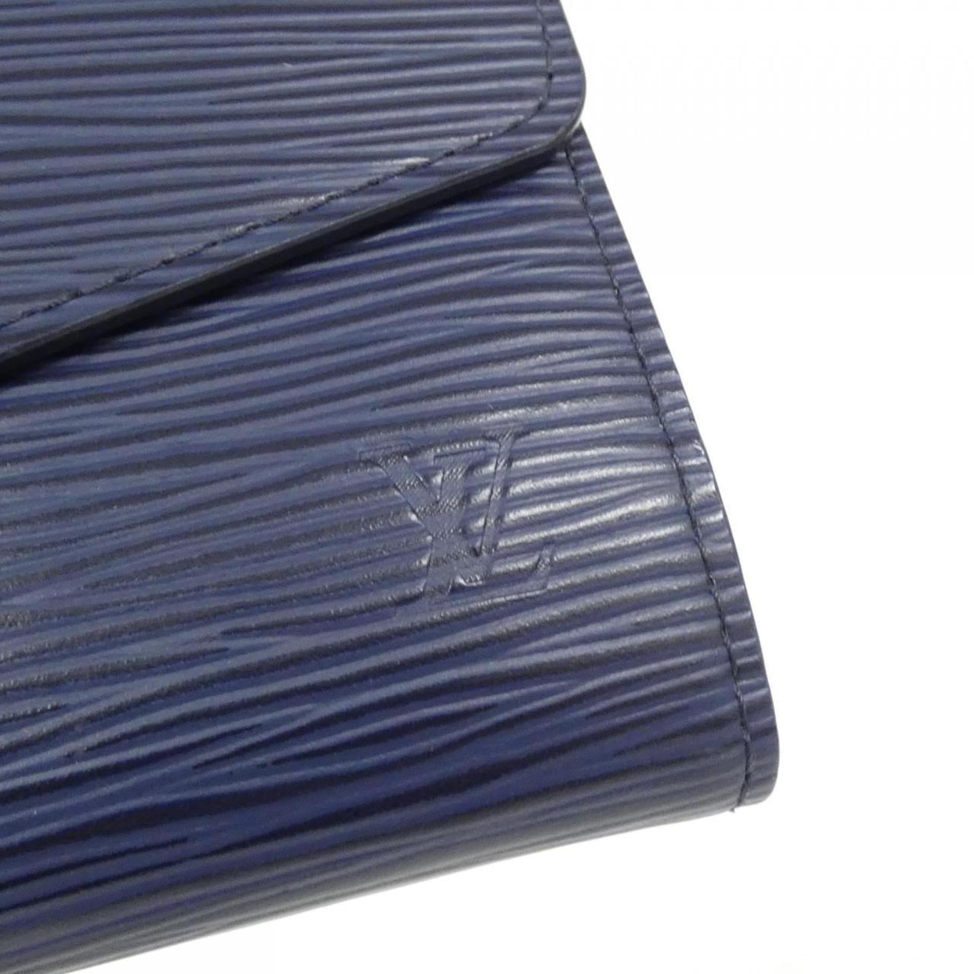 Louis Vuitton Indigo Leather Long Wallet