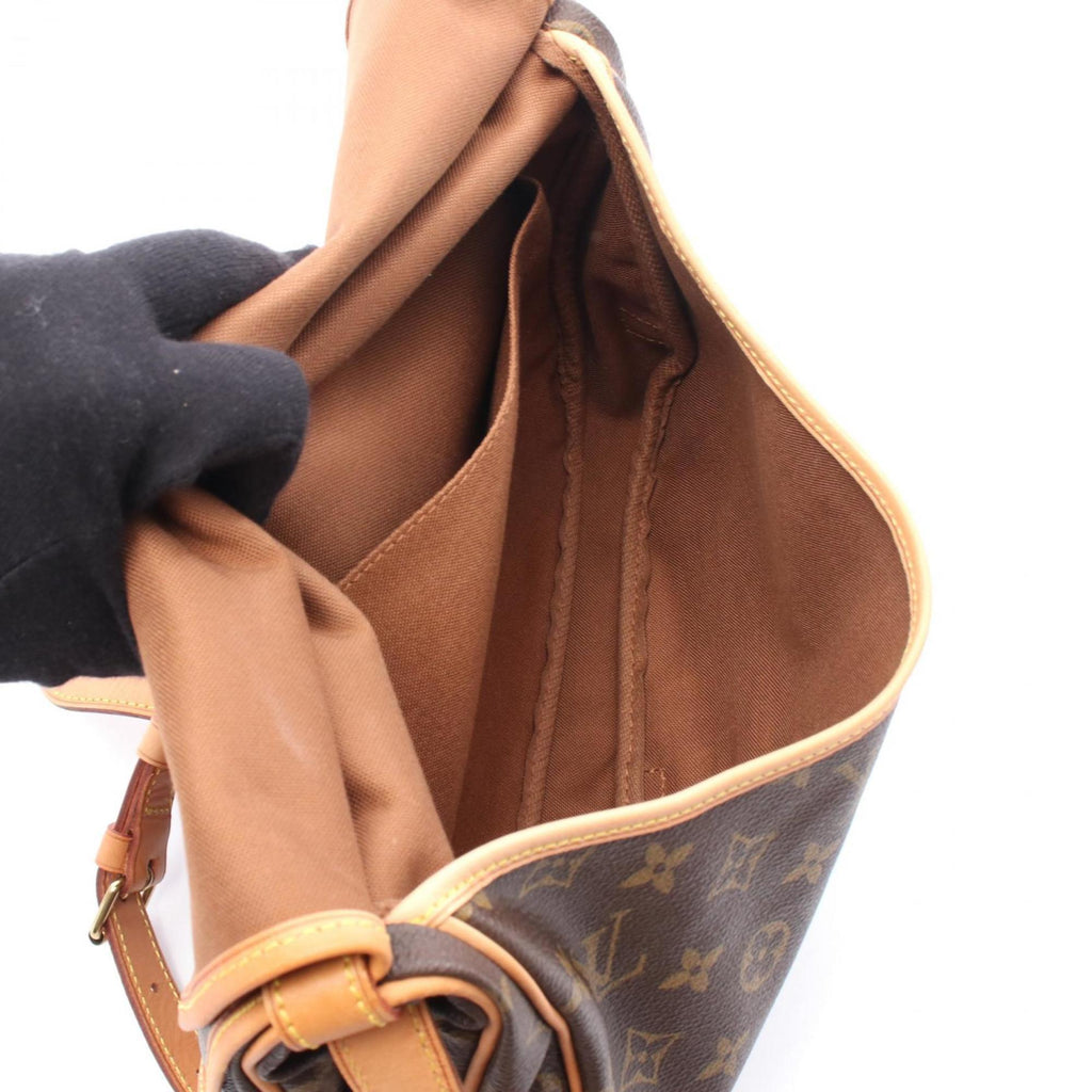 Louis Vuitton Brown Coated Canvas Pvc Leather Monogram Shoulder Bag