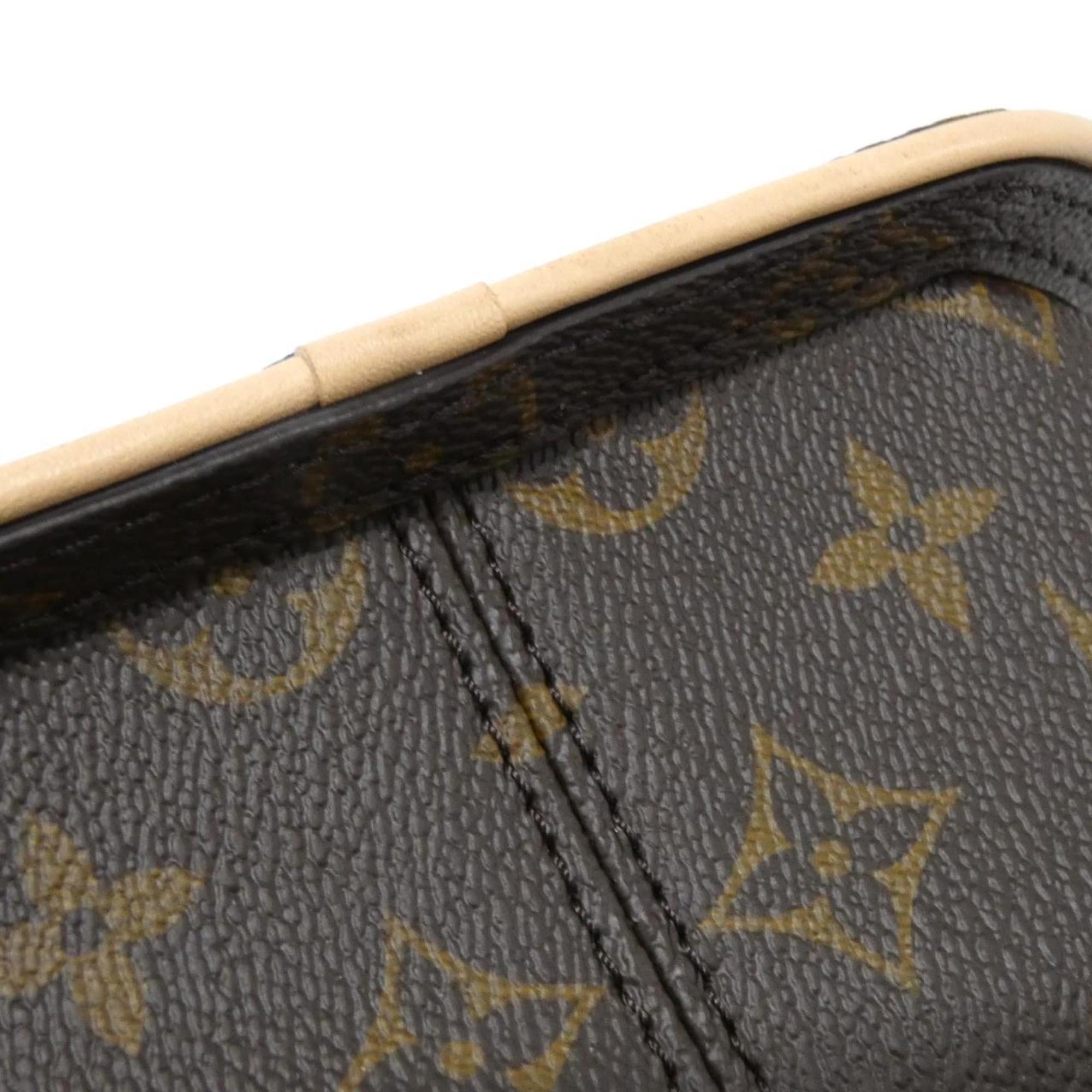 Louis Vuitton Marron Coated Canvas Shoulder Bag