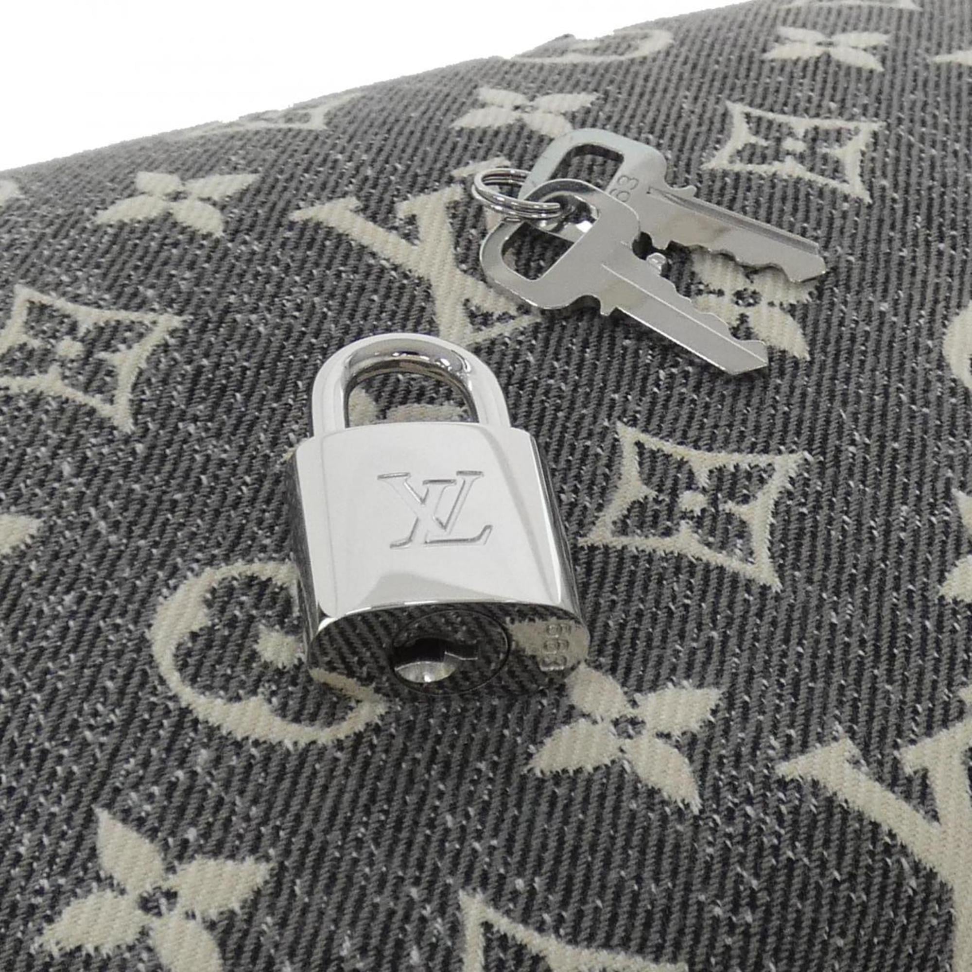 Louis Vuitton Brown Canvas Boston Bag