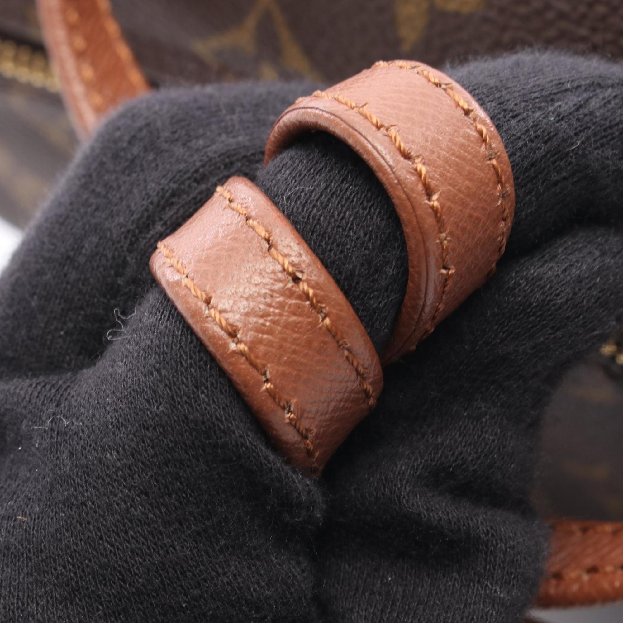 Louis Vuitton Brown Coated Canvas Pvc Monogram Leather Handbag