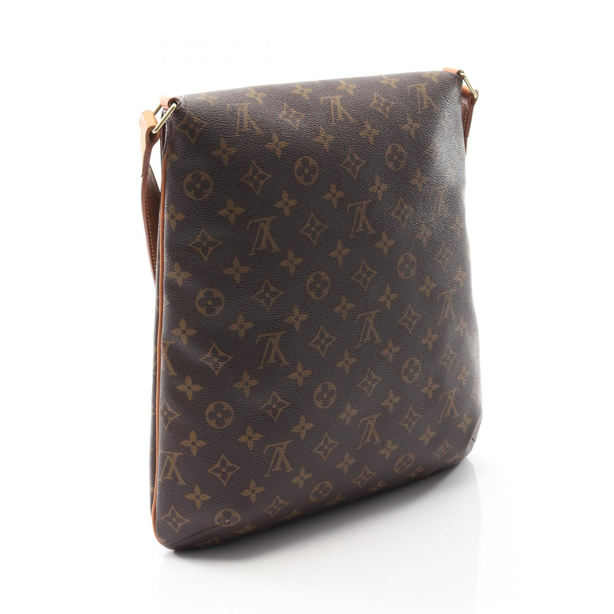 Louis Vuitton Brown Pvc Leather Shoulder Bag