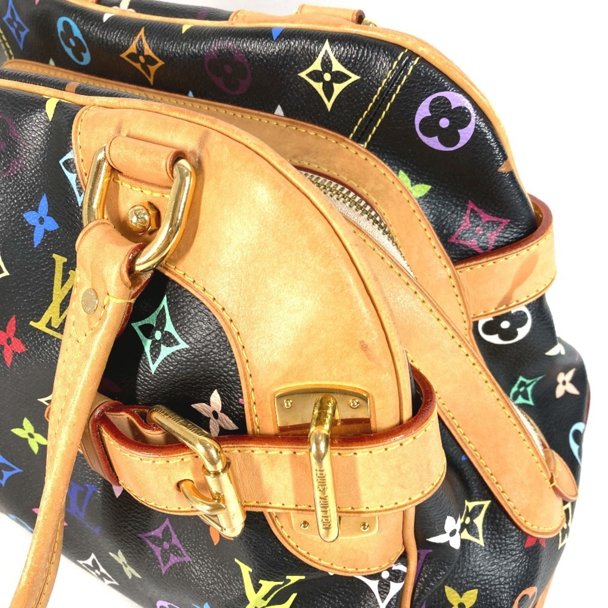 Louis Vuitton Monogram Multicolore Black Noir Monogram Multicolore Boston Bag Handbag Shoulder Bag