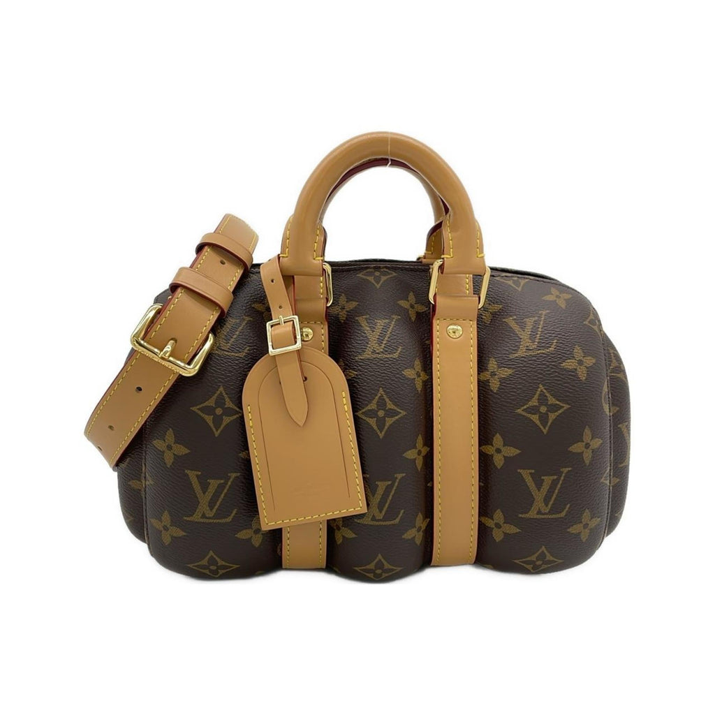 Louis Vuitton Marron Coated Canvas Boston Bag