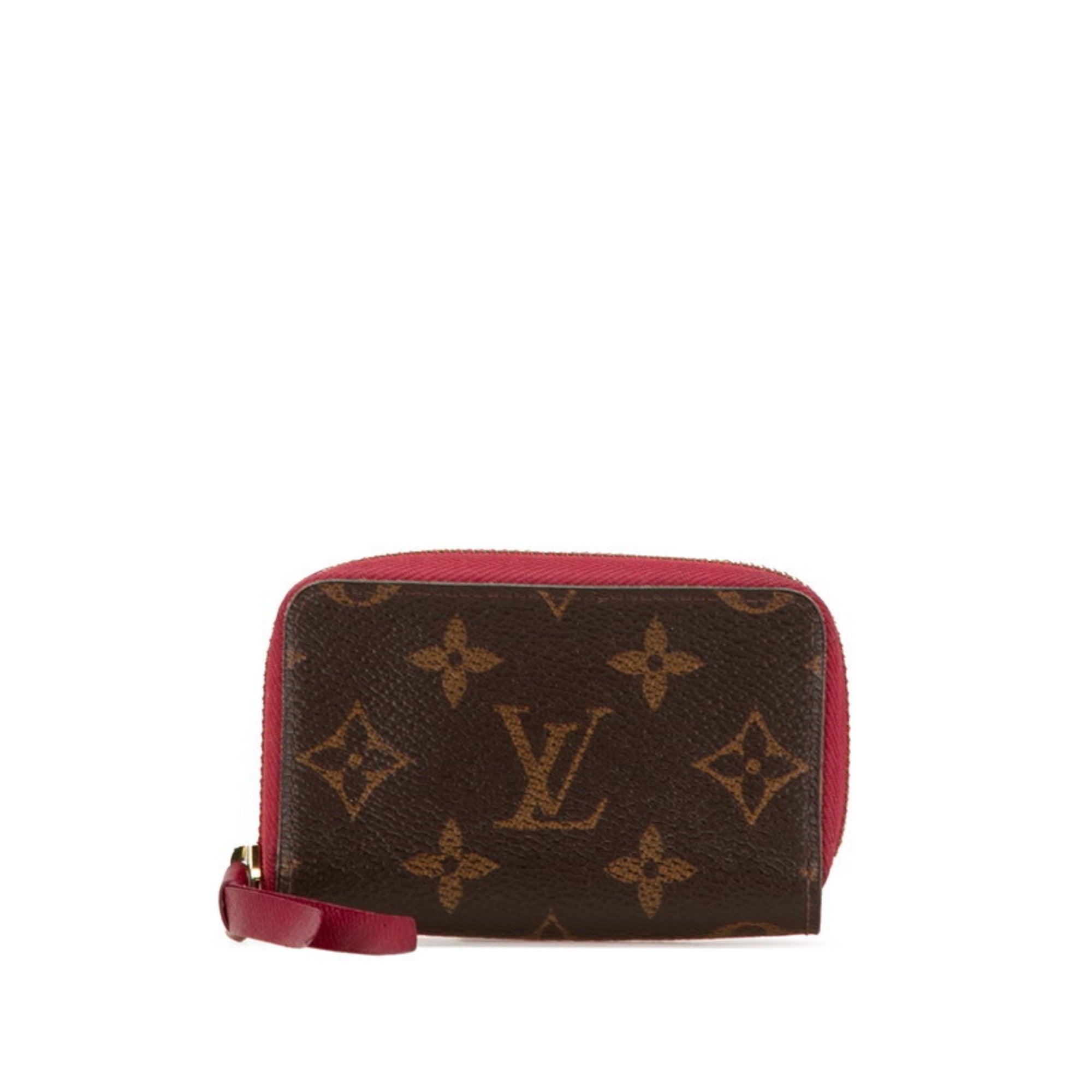 Louis Vuitton Fuchsia Monogram Red Color Pvc Leather Coin Purse/Coin Case