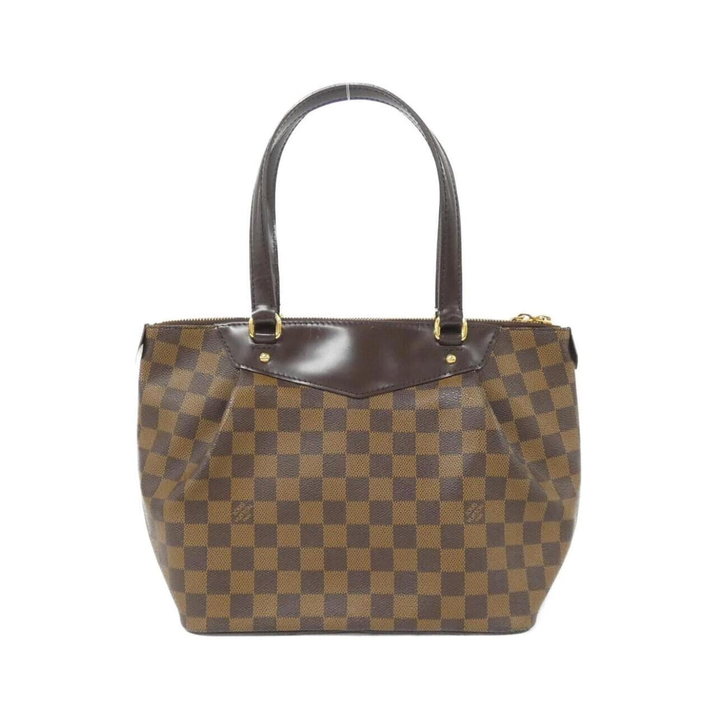 Louis Vuitton Ebene Coated Canvas Handbag