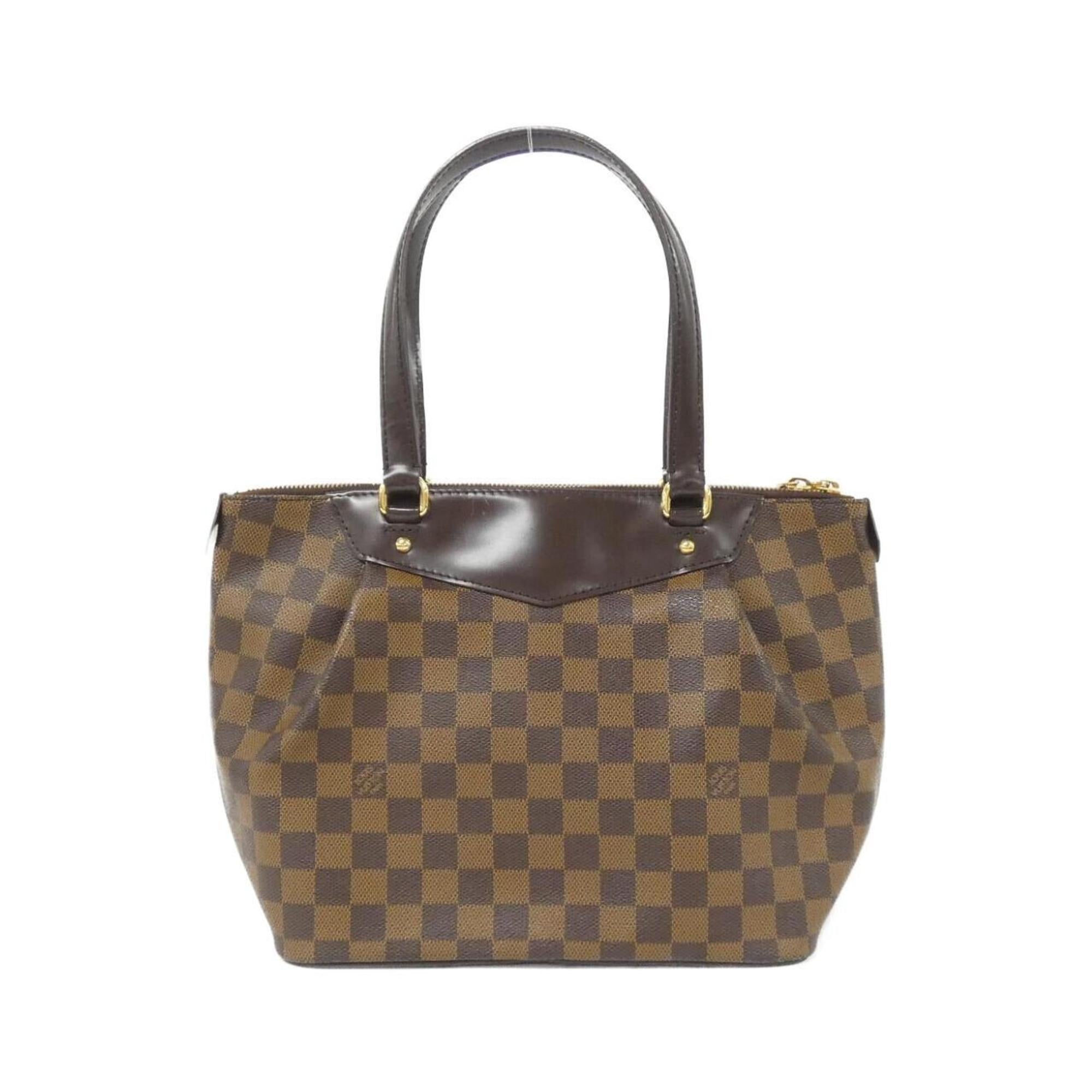 Louis Vuitton Ebene Coated Canvas Handbag