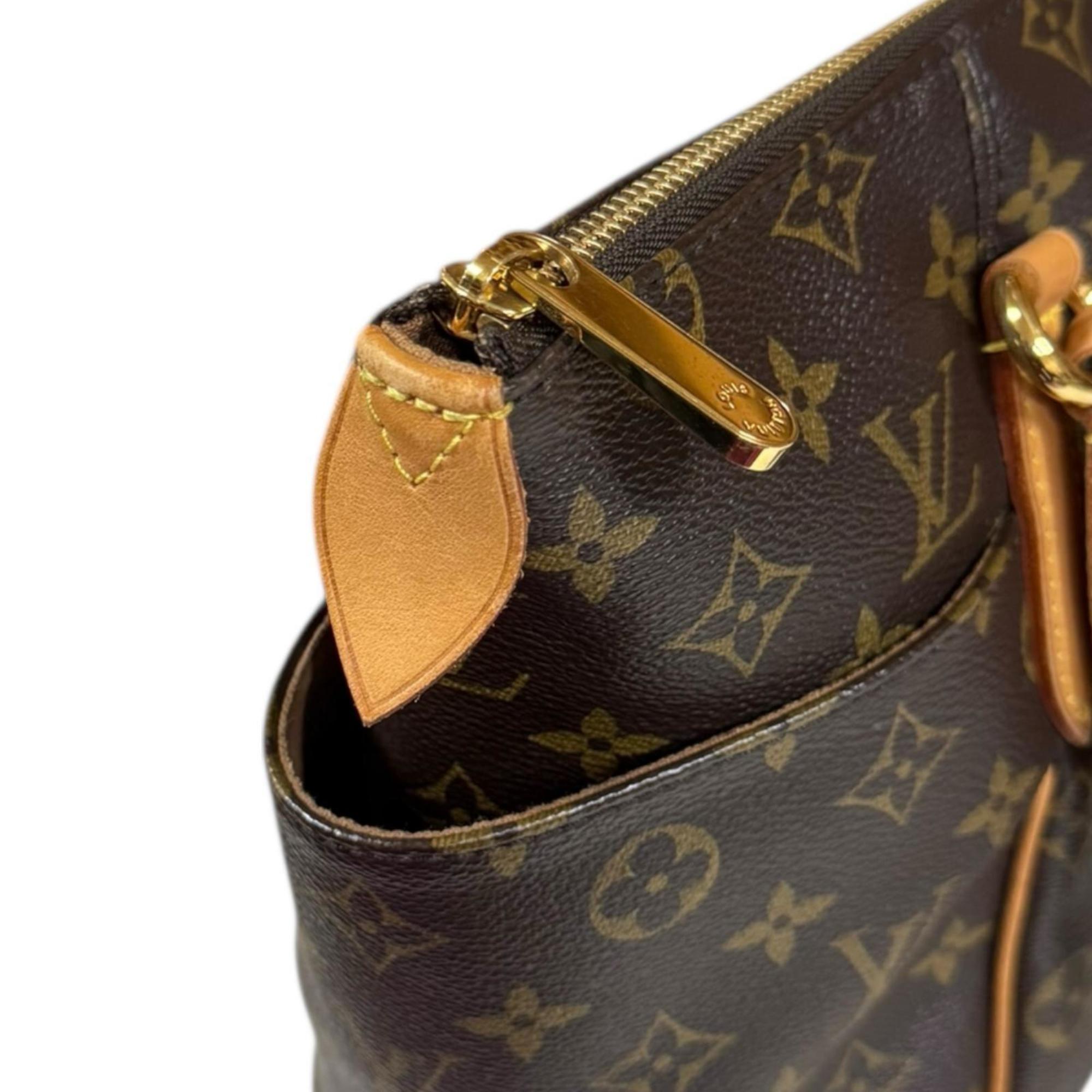 Louis Vuitton Brown Monogram Canvas Tote Bag