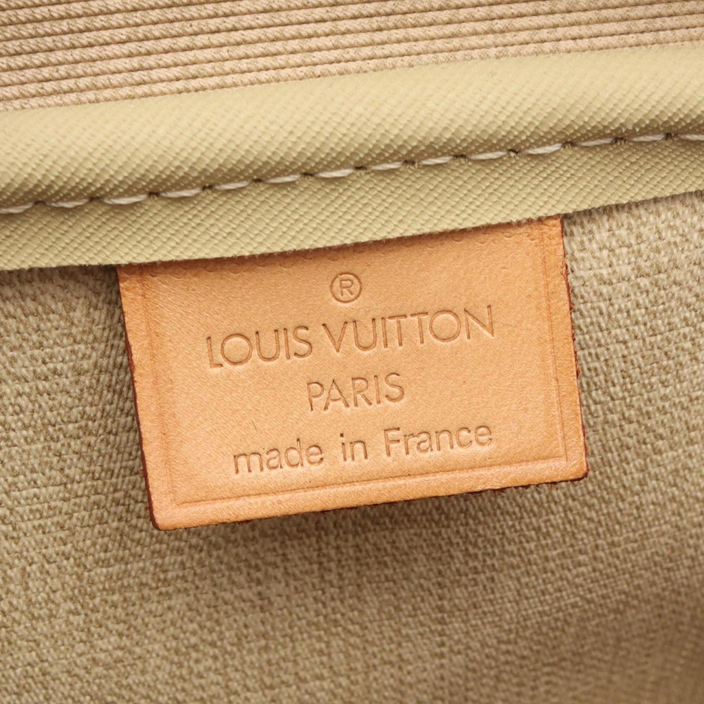 Louis Vuitton Brown Monogram Coated Canvas Leather Handbag