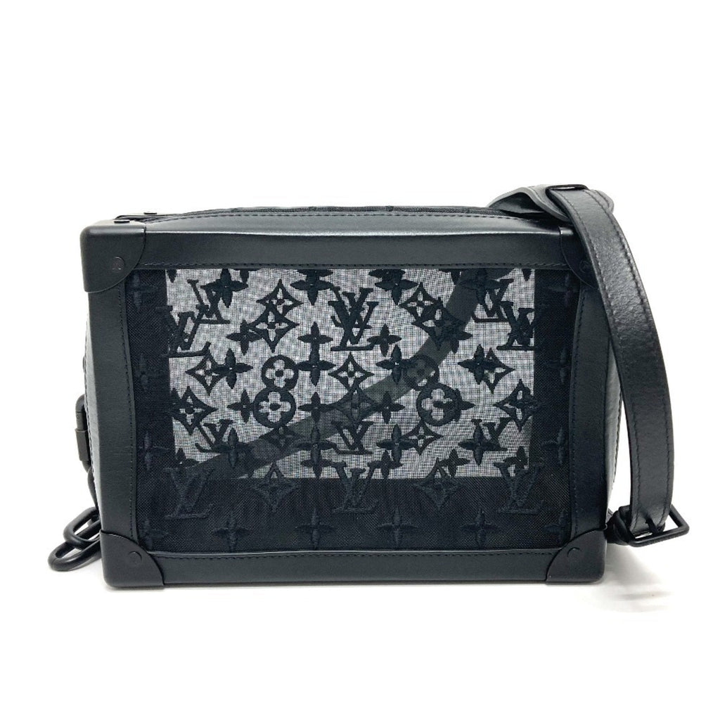 Louis Vuitton Black Mesh Leather Shoulder Bag
