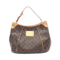 Louis Vuitton Brown Coated Canvas Leather Shoulder Bag