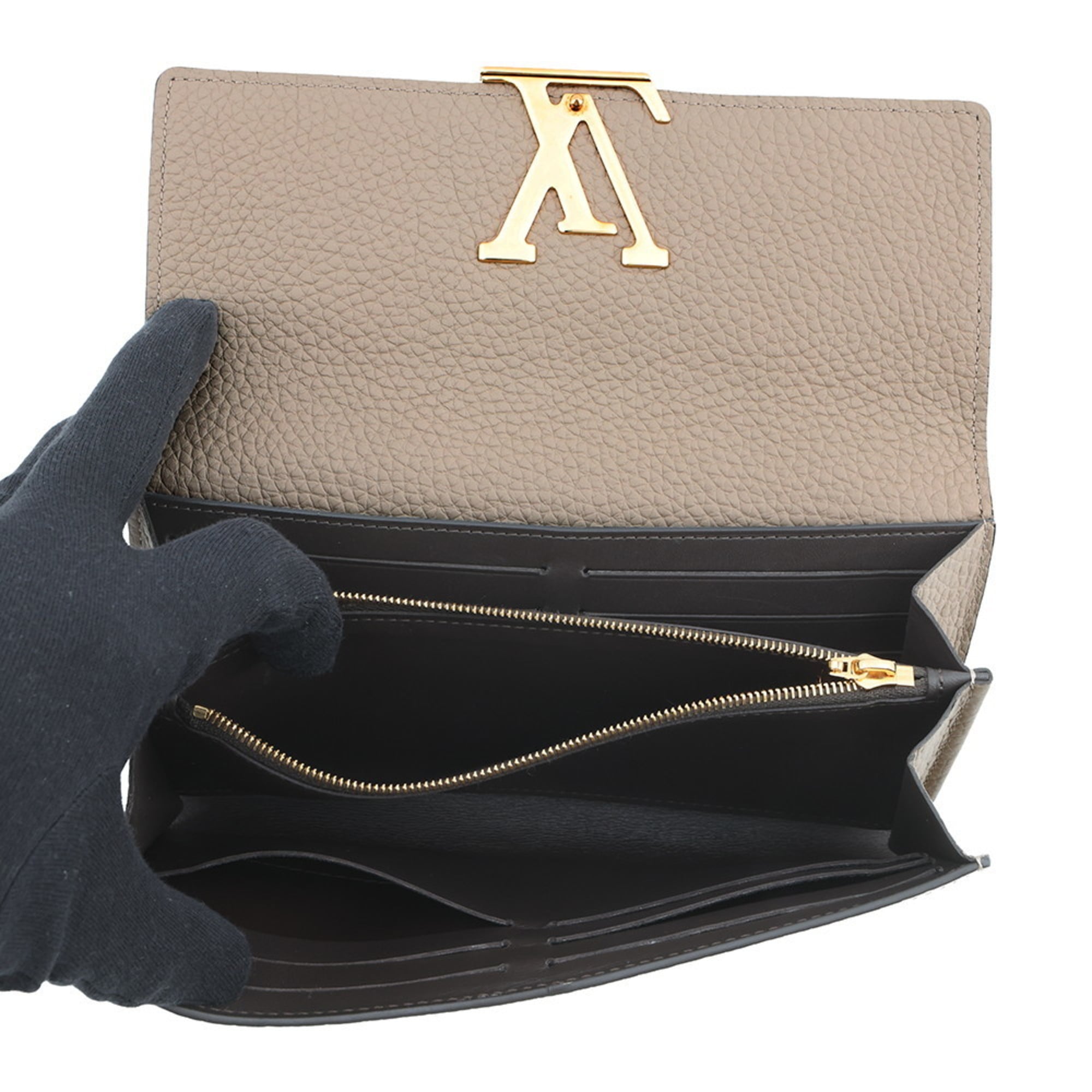 Louis Vuitton Galle Leather Long Wallet