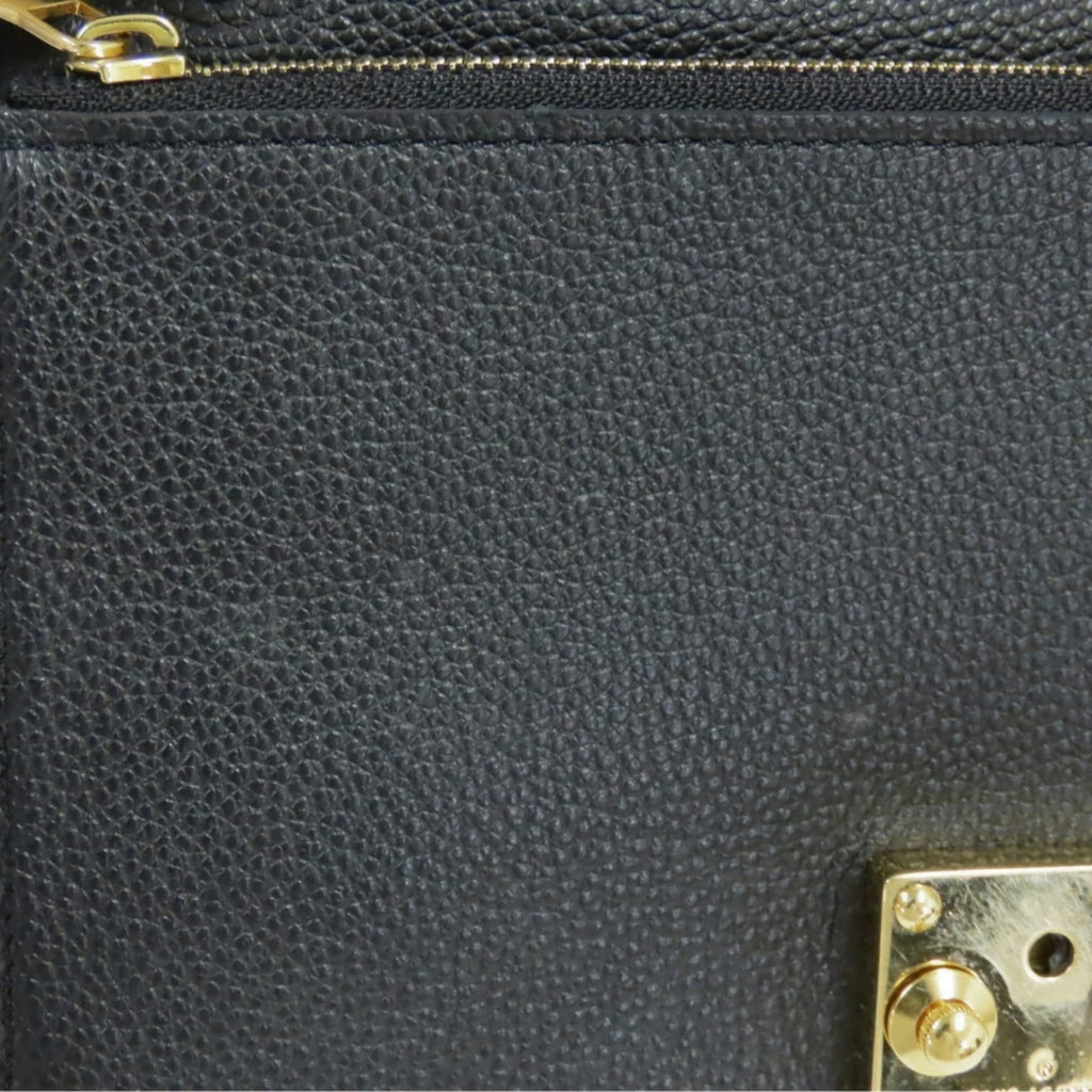 Louis Vuitton Noir Monogram Empreinte Pochette Shoulder Bag