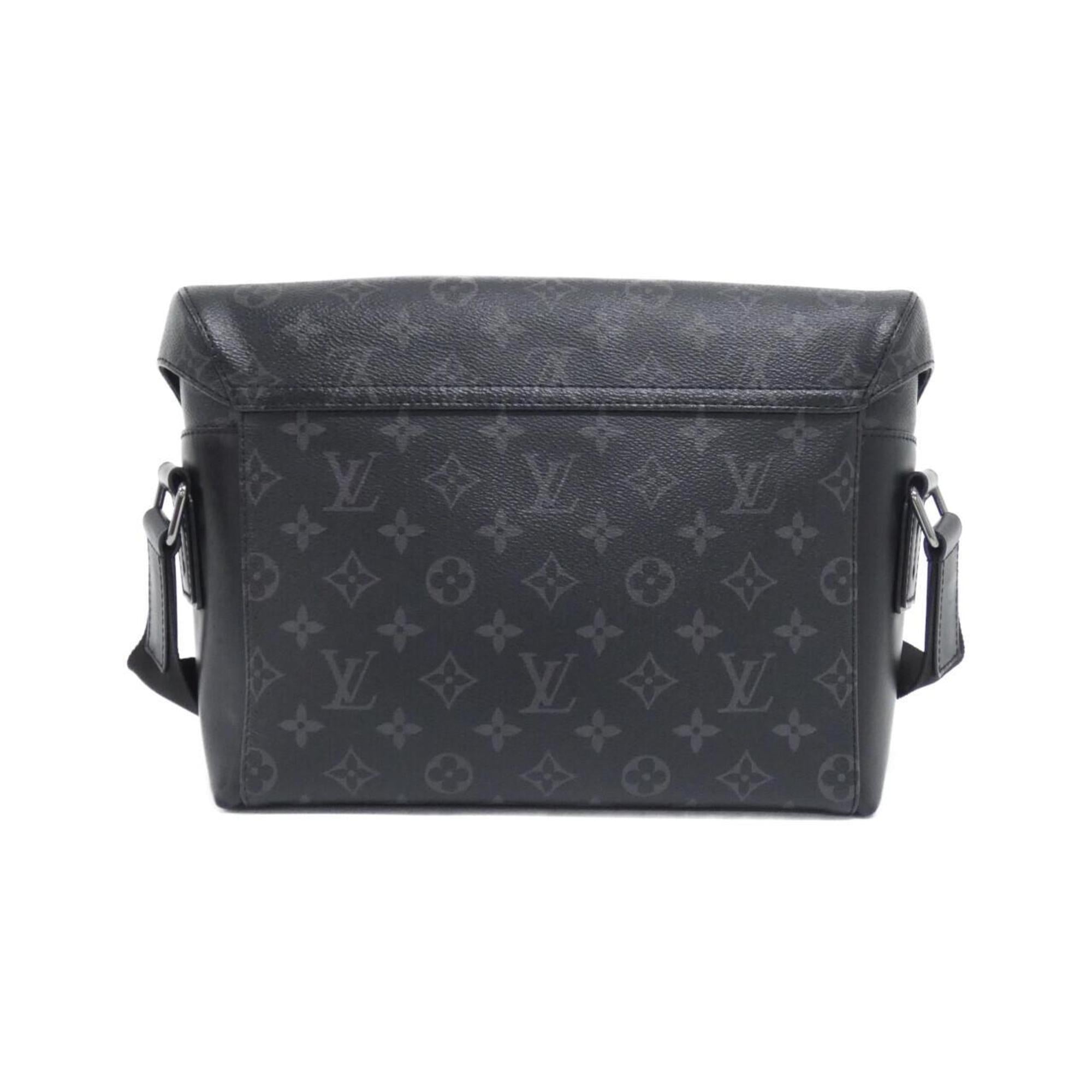 Louis Vuitton Black Coated Canvas Shoulder Bag