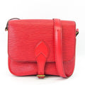 Louis Vuitton Epi Cartouchiere M52247 Women's Shoulder Bag Castilian Red