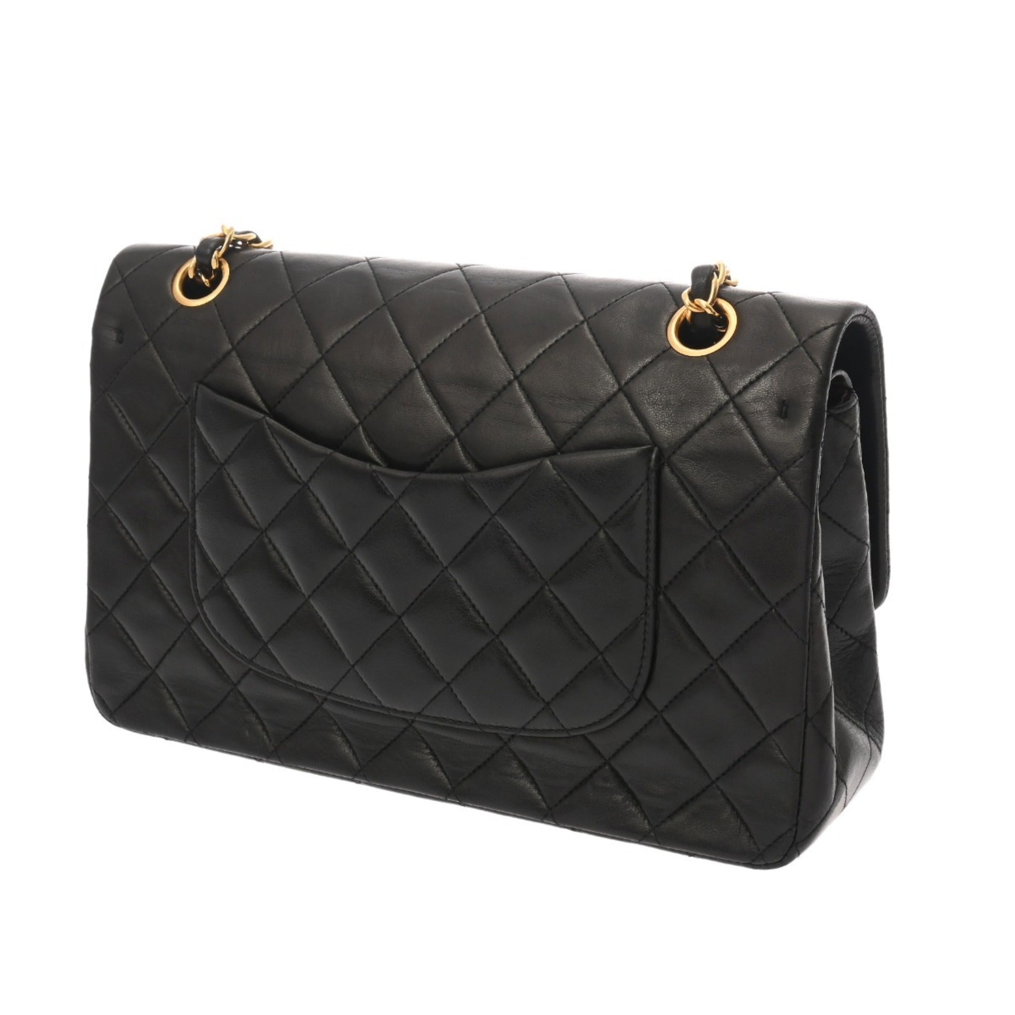 Chanel Black Leather Shoulder Bag