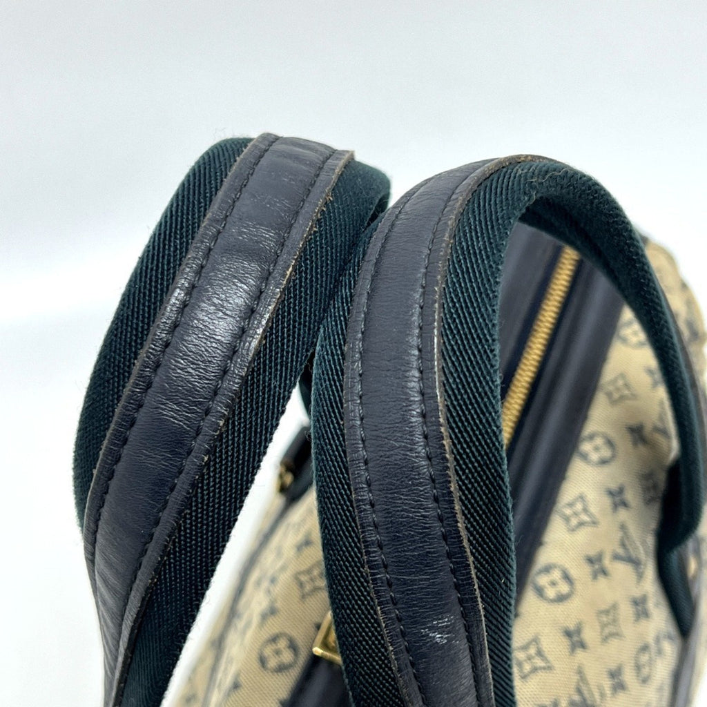 Louis Vuitton Galle Monogram Navy Monogram Mini Boston Bag Handbag