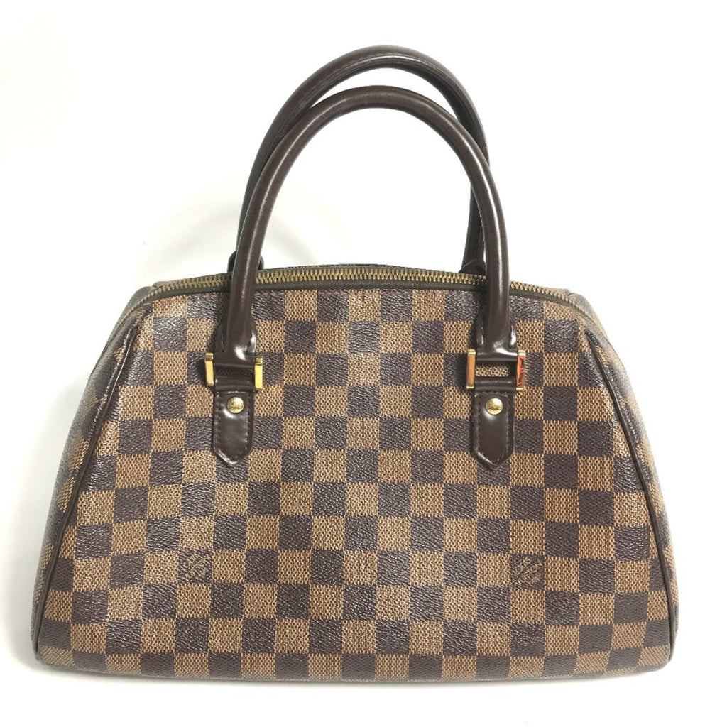 Louis Vuitton Brown Damier Canvas Ebene Damier Canvas Boston Bag Handbag