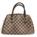 Louis Vuitton Brown Damier Canvas Ebene Damier Canvas Boston Bag Handbag