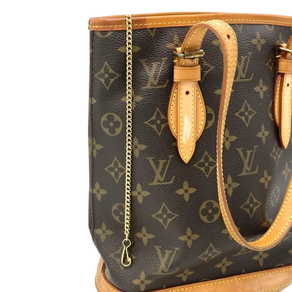 Louis Vuitton Brown Monogram Canvas Handbag Tote Bag