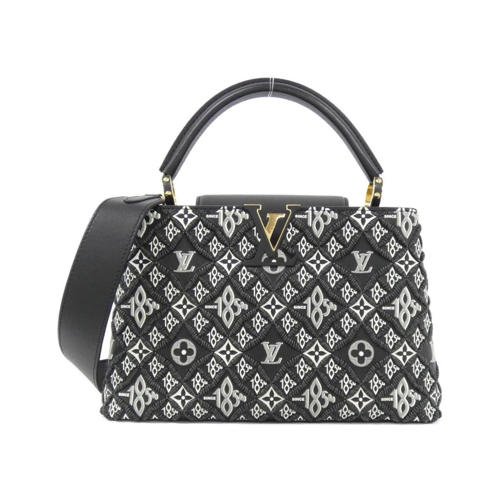 Louis Vuitton Black Leather Handbag