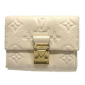 Louis Vuitton Cream Monogram Empreinte Wallet (Tri-Fold)