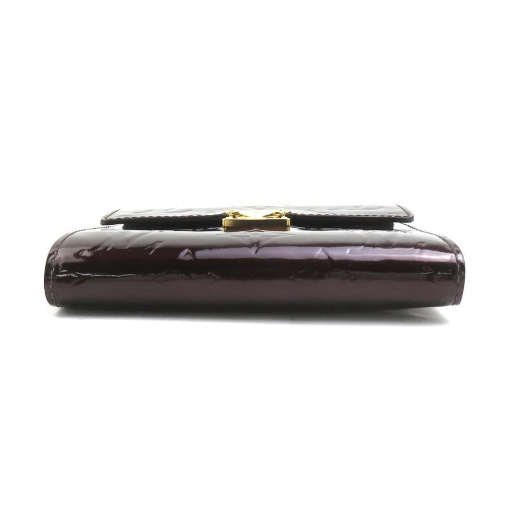Louis Vuitton Monogram Vernis Amarante Monogram Vernis Wallet (Tri-Fold)