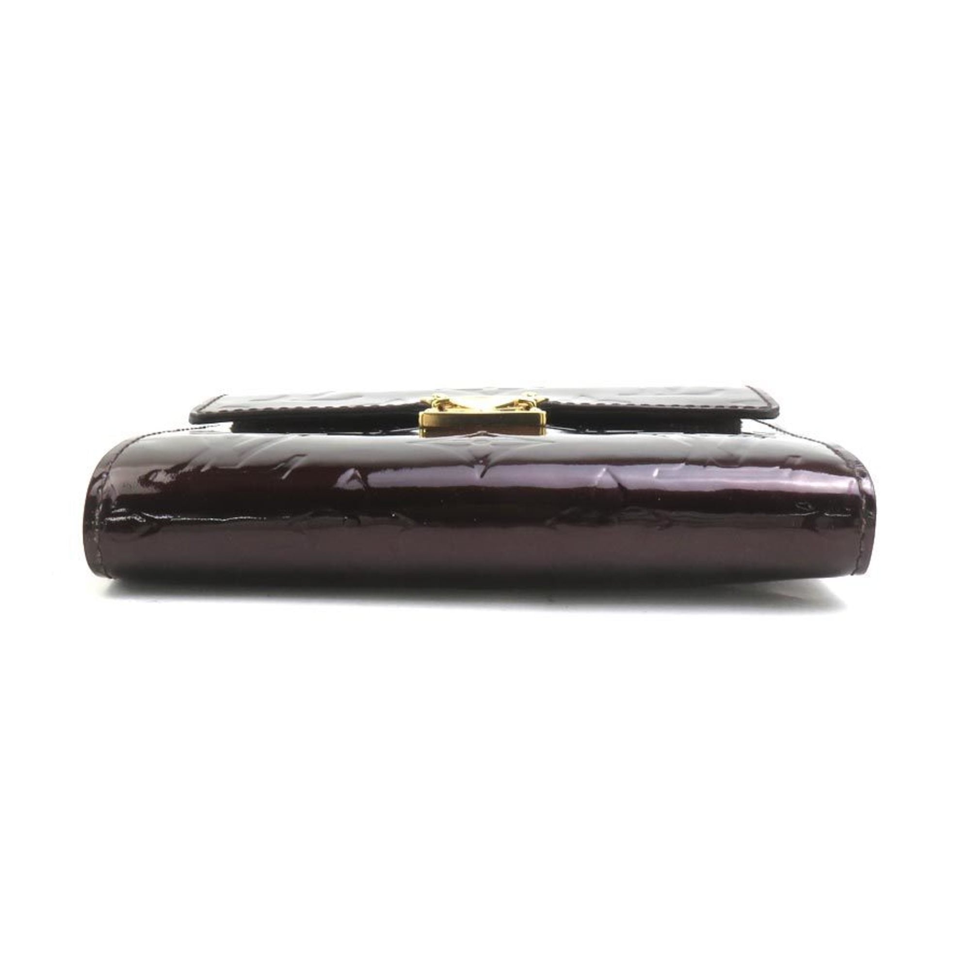 Louis Vuitton Monogram Vernis Amarante Monogram Vernis Wallet (Tri-Fold)