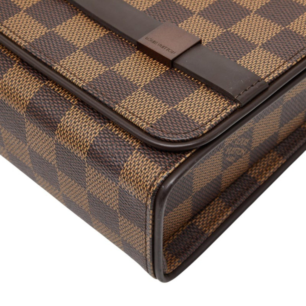 Louis Vuitton Brown Pvc Leather Shoulder Bag